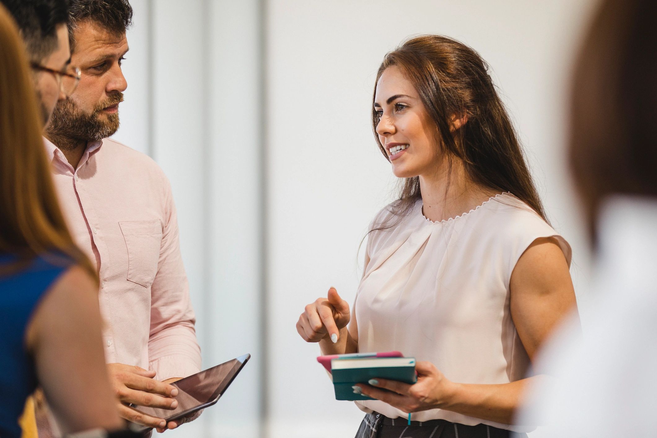 Business professional representing secure delivery and enterprise support