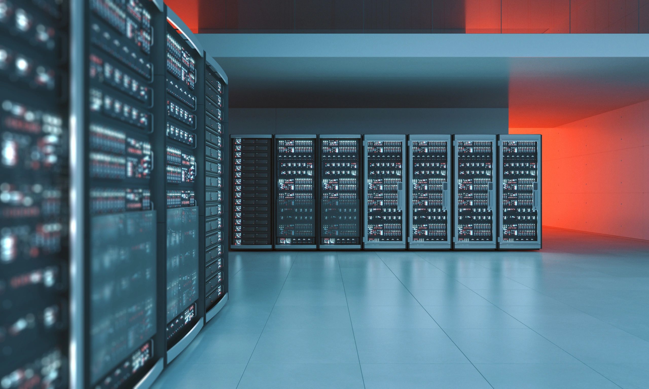 Modern cloud computing data center